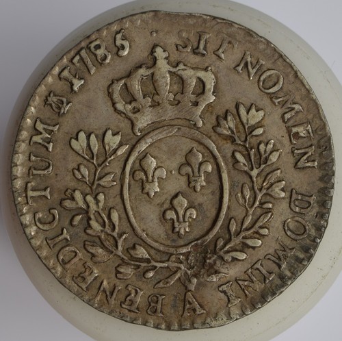 écu argent 1785 a - 1/10,