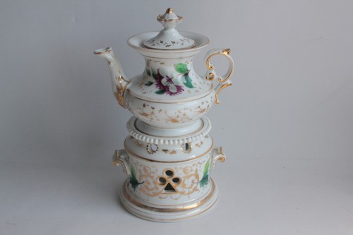 Tisanière porcelaine xixe - tisanière,