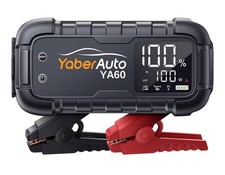 Démarreur Voiture 6000A YaberAuto YA60 ⚡️ Booster 12V Charge Rapide LED