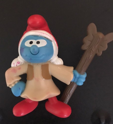 Figurine schtroumpf smurf mac - figurine,