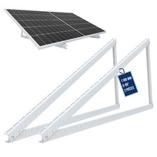 NuaSol Support pour panneau solaire jusqu'à 118 cm Réglable de 0 à 90° Aluminium