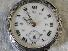 montre gousset argent homme