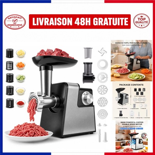 Hachoir viande électrique - hachoir,
