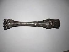 Ancienne Pince à sucre en plaqué argent pattes de lion 15x5x3cm