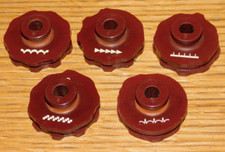 vintage LOT 5 CAME bakelite MACHINE à COUDRE suisse TURISSA ULTRAMATIC Zig Zag