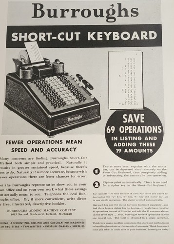 Burroughs calculator picture - burroughs,