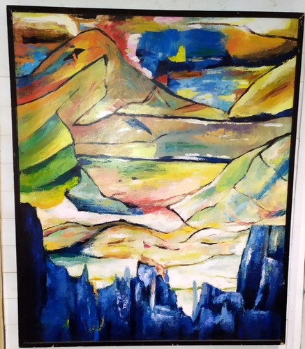 Tableau sur toile signé - sur, art
