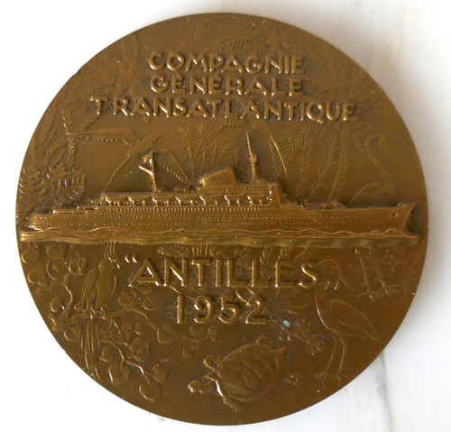 Medaille bronze signee - bronze,