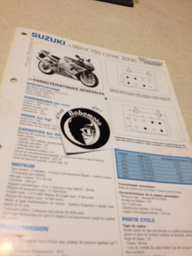 Suzuki gsx r750 2002 - suzuki,