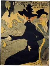 Reproduction Divan Japonais Toulouse-Lautrec (45 x 60 cm)