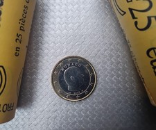 PIECE MONNAIE 1 EURO MONACO 2022   III NEUVE UNC DU ROULEAU