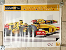Affiche F1 Renault 2010 Déco/Collection/Poster/Garage/Loft/Atelier (60 x 80 cm)