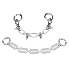  2 Pcs Breloque Chaussure Chaîne De Chaussures Style Punk Décorations Charmes