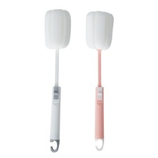 2 Pcs Goupillon Flexible Bouteille Brosse De Nettoyage En Verre L'éponge