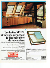 Publicité Advertising  088  1975   fenetre de toit Velux