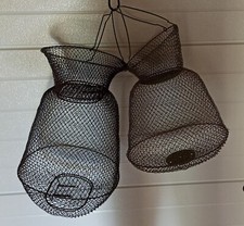 Bourriche, Nasse (X2) à Poisson Vintage, Made in France. Maillinox