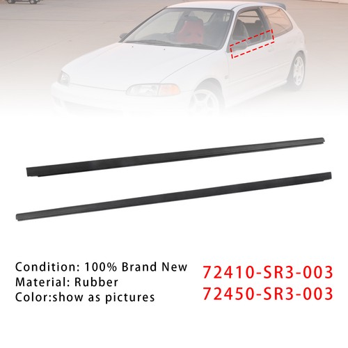 2pcs side door window belt - 2pcs, l&r