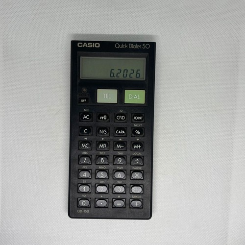 Vintage casio quick dialer - dialer, 50