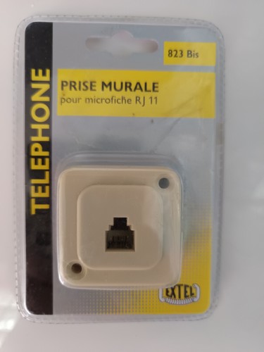 Prise murale pour microfiche