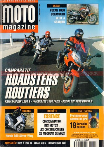 Moto magazine 177 suzuki - 177, gs