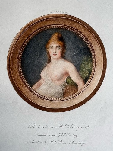 Isabey gravure portrait - j,