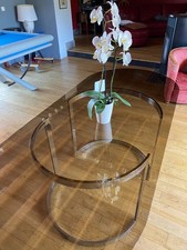 Table plateau en verre