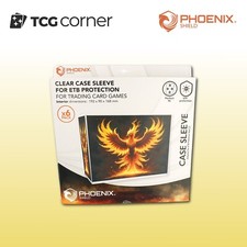 Protection Souple Semi Rigide ETB Pokémon PVC Clear Case Phoenix Shield X6