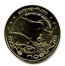 34 MONTPELLIER Mare Nostrum, Poisson-scie et raie, 2009, Monnaie de Paris