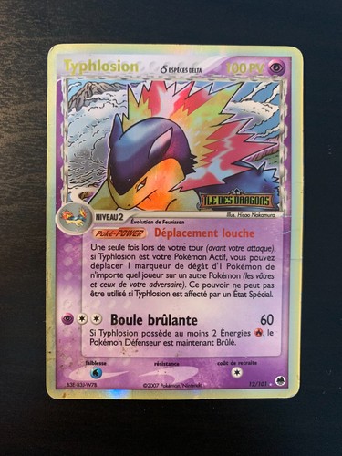 Carte pokémon typhlosion - carte,