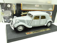Maisto 1/18 - Citroen Traction 15/6 1952 Grise