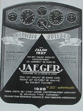 PUBLICITE JAEGER COMPTEUR