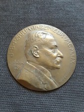 Médaille cliché JB Perrin ingénieur 1919 par Baudichon