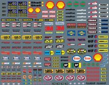 Sponsors divers, décalcomanies à l'eau, 1:24, 1:32 1:43, 1:64, diorama, custom 