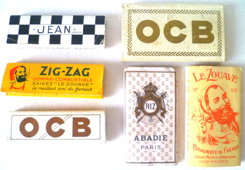Anciens paquets papier a - de,
