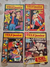 Lot TELE JUNIOR (Années 70 -80) avec vignettes foot Panini ASSE 78 et Euro 78