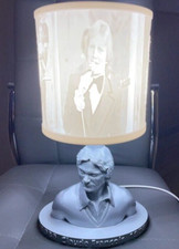 Sublime et Rare Lampe Buste