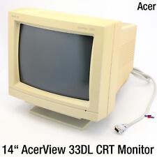 Moniteur CRT Acer Acerview 33DL 14" 33,5CM Affichage VGA Panasonic MSDOS
