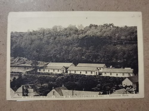 Cpa grandes dalles - 76,