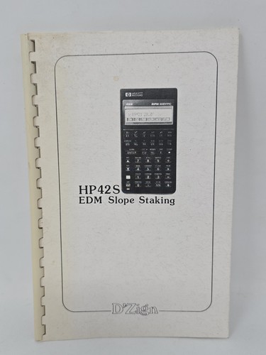 42s surveying edm - hp-42s, slope