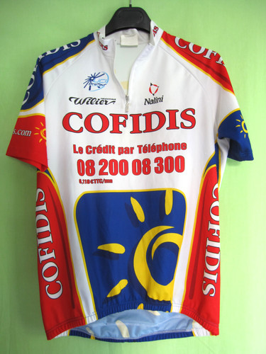 Maillot cycliste cofidis - cycliste,