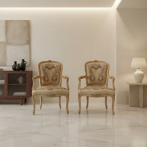 Fauteuils anciens style - fauteuils,