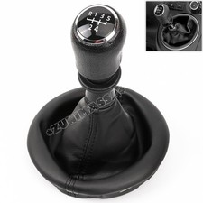 pour VW TRANSPORTER T5 MULTIVAN V POMMEAU LEVIER DE VITESSE 5 VITESSES SOUFFLET