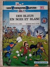 BD- LES TUNIQUES BLEUES -N°11-Des bleus en noir et blanc -Cauvin-Lambil - 1982