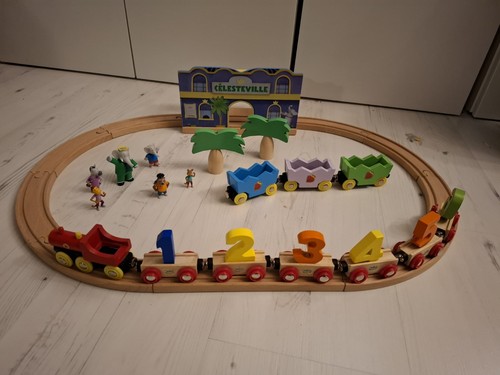 Vilac petit train bois - petit,