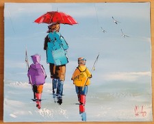 Huile sur toile - (41x34, cm)