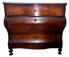 GRANDE COMMODE BOMBÉ -