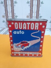 Ancien bidon "OUATOR" lustreur