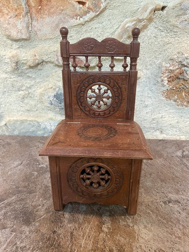 Ancienne chaise coffre - ancienne,