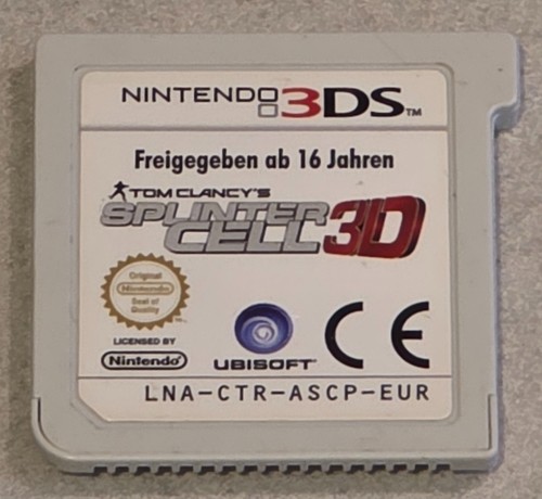 Splinter cell nintendo 3ds - 3d,