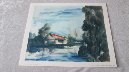 Ancienne lithographie maurice - lithographie,